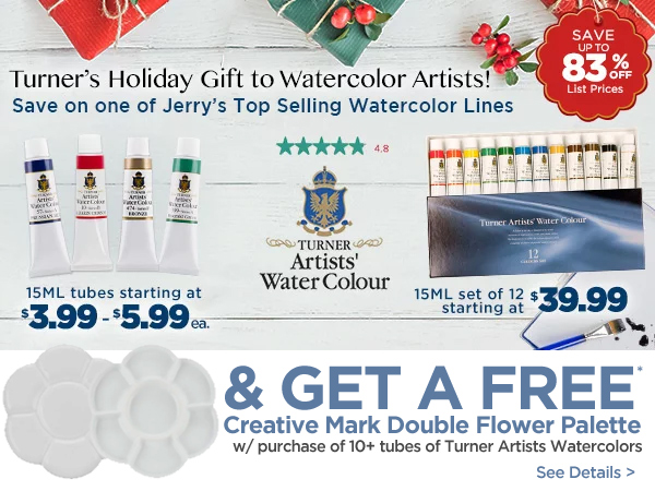 Shop Turner Watercolors Holiday Sale